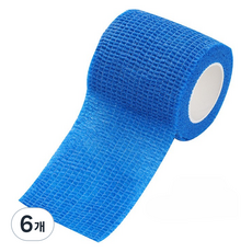 비투윈 튼튼한 근육테이프 블루 10cm × 4.5m, 6개, 1개입