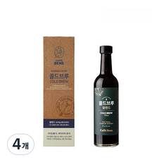 카페베네 콜드브루 블렌드 더치커피, 375ml, 4개, 4개