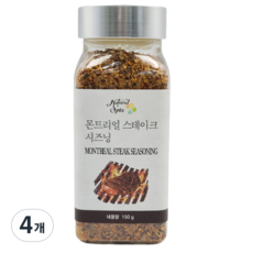 내츄럴스파이스 몬트리얼 스테이크 시즈닝, 150g, 4개