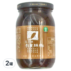 山海經脈 苦茶油剝皮辣椒, 450公克, 450g, 2罐