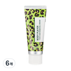 맨즈스킨 남성용 바디플레이어 타이거 다리털 셀프왁싱 제모크림 6개 100ml 상품 이미지