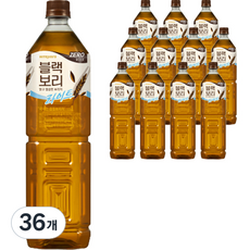 하이트진로 블랙보리라이트 제로칼로리, 1.5L, 36개