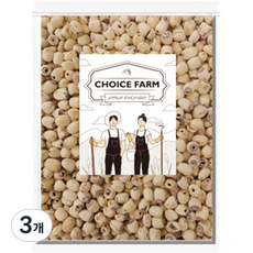 초이스팜 껍질깐 연자육, 300g, 3개