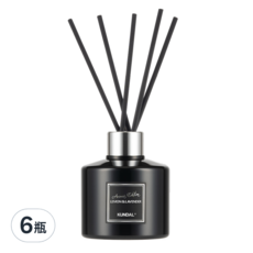 KUNDAL 昆黛爾 Aroma Edition 家用淨化空氣香薰擴香組, Lemon & Lavender, 200ml, 6瓶