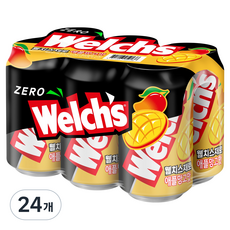 웰치스 제로 애플망고맛, 24개, 355ml