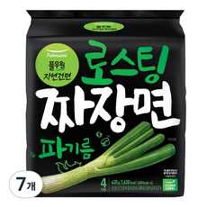 풀무원 로스팅 짜장 파기름 라면 105g, 28개