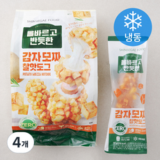 올바르고 반듯한 감자 모짜 찰핫도그 6개입 (냉동), 90g, 24개 - 베베쿡핫도그