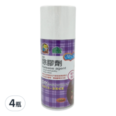 修繕屋 貼紙剋星除膠劑, 150ml, 4瓶