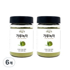 야채야 프리미엄 하동산 가루녹차, 90g, 6개, 6개