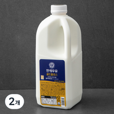 연세우유 골드플러스 우유, 1800ml, 2개