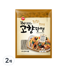 진미 국산 고향당면, 1kg, 2개