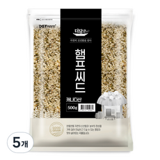 더담은 햄프씨드, 500g, 5개