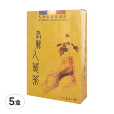 昊之蔘 瀚軒 精選韓國高麗人蔘茶，養生保健四季皆宜, 3g, 50包, 5盒