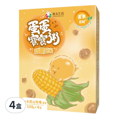 飯友 蛋蛋寶寶粥 4包, 600g, 甜栗玉米, 4盒