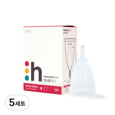 한나컵 생리컵, 미니, 1개입, 5세트