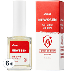 에이플던 뉴센 손톱 강화제, 10ml, 6개
