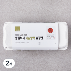 ORGA 동물복지 인증 자유방목 유정란 1번란 520g, 10구, 2개 10구, 2개