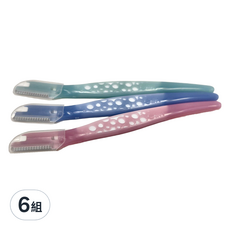 KAI 貝印 泡泡柄修眉刀 S 3支, CBM-3P, 6組