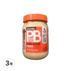 베터바디푸즈 피비핏 피넛버터 파우더, 227g, 3개