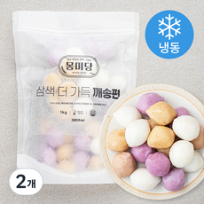 몽미당 삼색 더 가득 깨송편 (냉동), 1kg, 2개