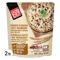 KITCHEN 88 泰國五穀雜糧即食飯 150g*2包, 即食方便，營養豐富，無添加防腐劑，健康美味