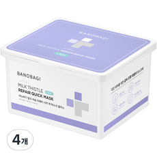 바노바기 밀크 씨슬 리페어 시카 퀵 마스크 플러스 350g, 30개입, 4개