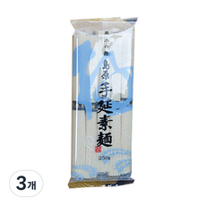 소면공방 샘물의 춤 시마바라 테노베 소면, 250g, 3개