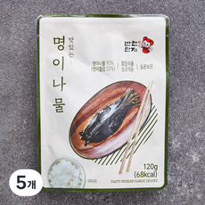 반찬단지 명이나물, 120g, 5개