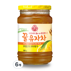 Pack_오뚜기 꿀 유자차, 500g, 1개입, 6개