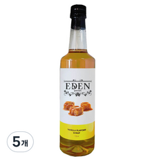 이든 카라멜향 시럽, 750ml, 5개