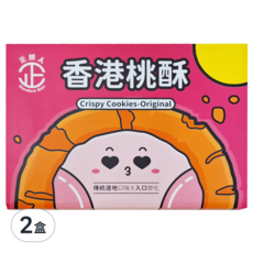 正經人 香港桃酥 300g 2盒裝 傳統風味酥脆餅乾, 2盒
