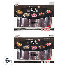 극상소재 맛집 반려동물 간식 360g, 소고기, 6개