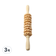 Tree 원목 건강 지압롤러 안마봉, 3개