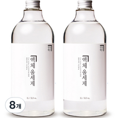 살림백서 액체 울세제 본품, 8개, 1L