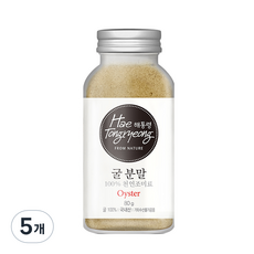 해통령 굴 분말, 80g, 5개