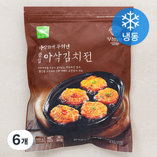 부침명장 사옹원 한입 아삭김치전 (냉동), 510g, 6개