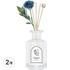바이향 블루밍 홈 디퓨저, 2개, 200ml, 딥블랙체리