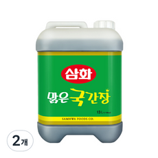 삼화 맑은국간장, 13L, 2개