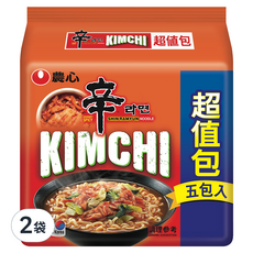 NONGSHIM 農心 辛拉麵 辛辣白菜風味拉麵 120g, 10包