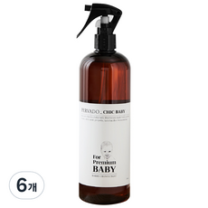 페르바도 칙베이비 아기소독제 토이클리너 살균스프레이, 500ml, 6개