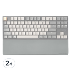 키크론 실리콘 팜레스트 PR66 K8 K8 Pro C1 C1 Pro, 그레이, 2개