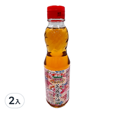 順發冷壓芝麻香油220cc*12i,2入 - 冷壓製成，香氣濃郁，提升料理風味, 220cc