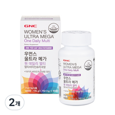 GNC 우먼스 울트라메가 원데일리 멀티 105g, 60정, 2개