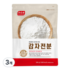 OQB 감자전분, 500g, 3개