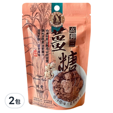 高仰三 薑糖, 台灣阿里山原生種白甘蔗, 原汁原味, 真實糖色, 純素Vegan, 70公克, 70g, 2包