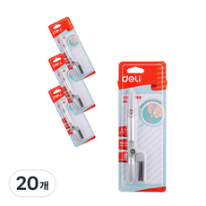 deLi 得力 合金支架式圓規 銀色 E8607, 20個