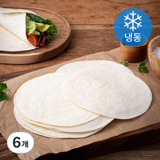 세미원 밀또띠아 6인치 (냉동), 26g, 6개, 12개입