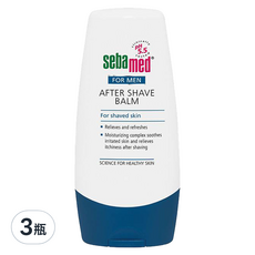 sebamed 施巴 男士剃須膏 3瓶裝 100ml 舒緩保濕 剃鬚後護理, 3瓶