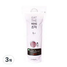 바비조아 유기농 딥레드 라이스 홍국쌀, 1kg, 3개