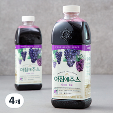 아침에주스 포도주스, 950ml, 4개